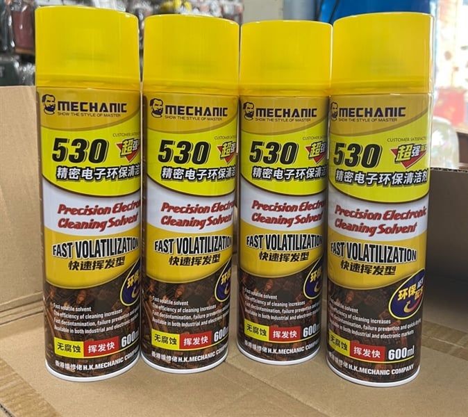 Chai Rửa Keo 530 - Mechanic (sl5-2/10-6/thùng 24 chai -6)