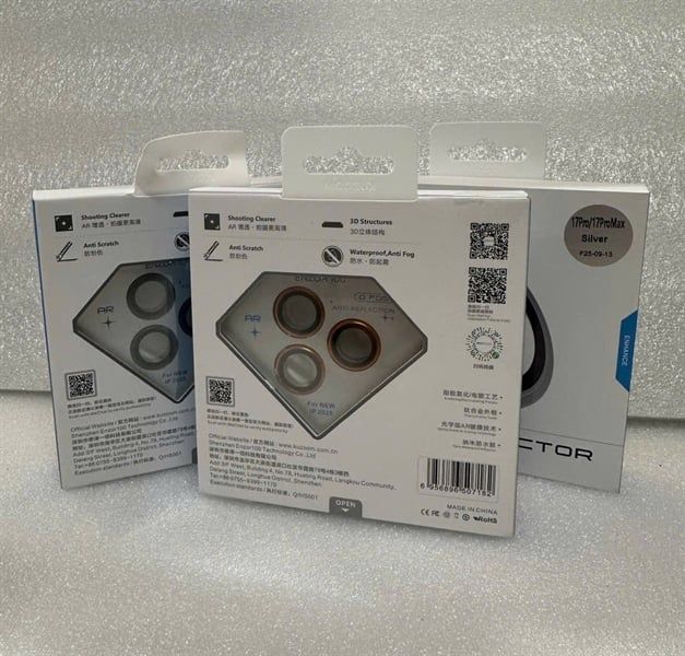 Bảo Vệ Cam Kuzoom 3 Mắt Iphone 17 Pro / 17 Pro Max