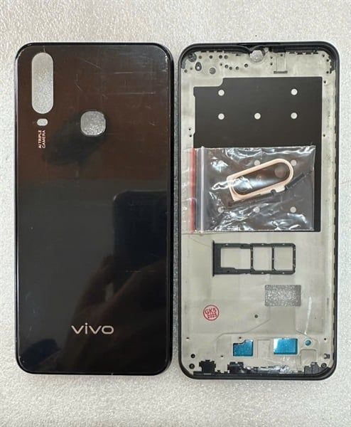 vỏ Bộ Vivo Y15 / Y17 / Y12 Đen + Sim