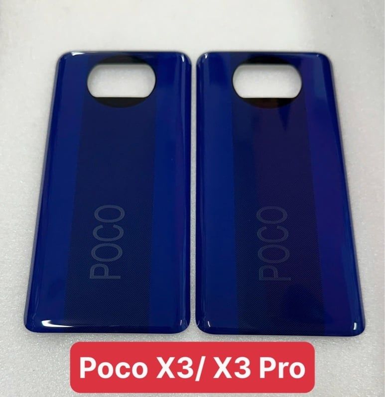 Lưng Xiaomi Poco X3 / X3 Pro - Xanh Dương (ko KC)