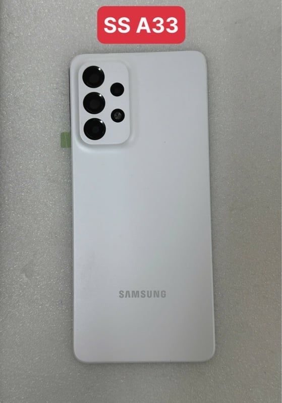 Lưng Samsung A33 Trắng + KC