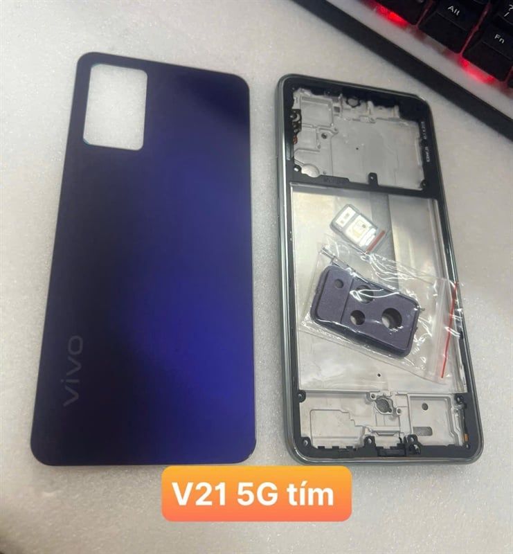 Vỏ Bộ ViVo V21 5G - tím