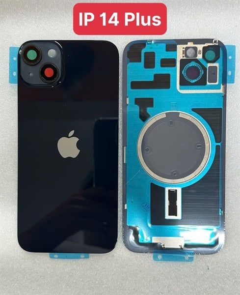 Lưng Iphone 14 Plus Zin Đen (+KC + Sạc không dây )