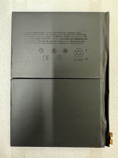Pin Ipad Air 4 / 10.9in 2020 / A2316 / A2324 / A2325 / A2027 / A2288 - 7606mAh