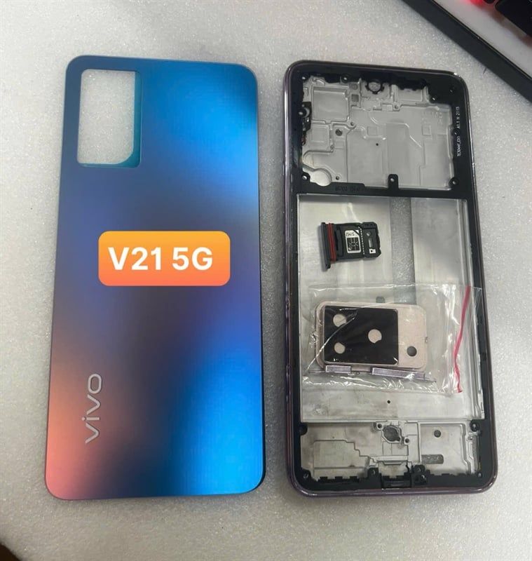 Vỏ Bộ Vivo V21 5G - Xanh Tím
