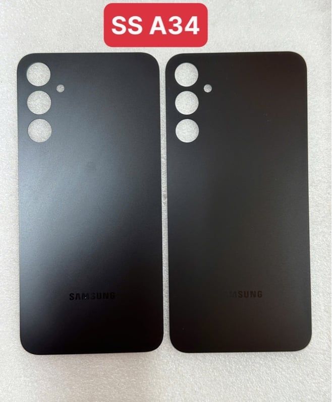 Lưng Samsung A34 Đen ( ko KC)