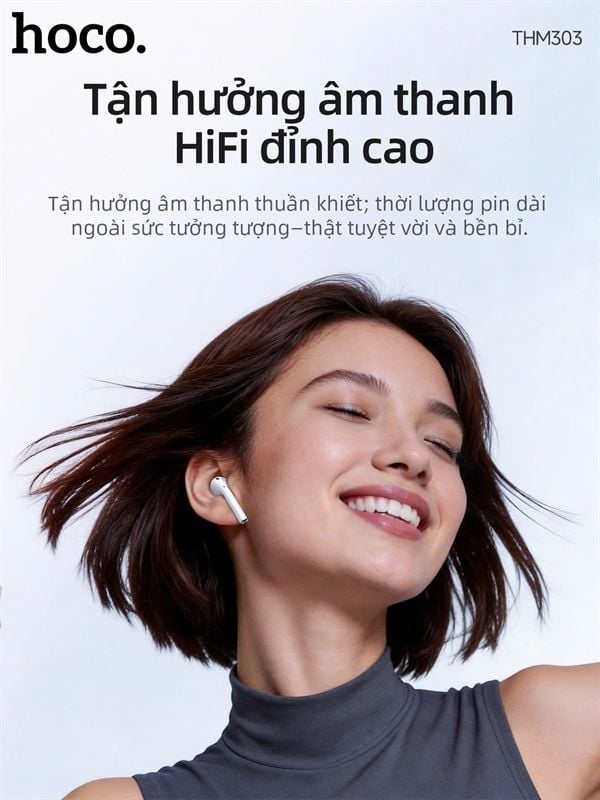 Tai Nghe AirPod - Hoco - THM303 / 4H / pin 300mah