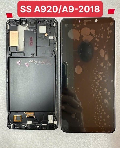 Màn Hình Samsung A920 / A9 - 2018 Zin Ép Kính - Khung (Amoled)