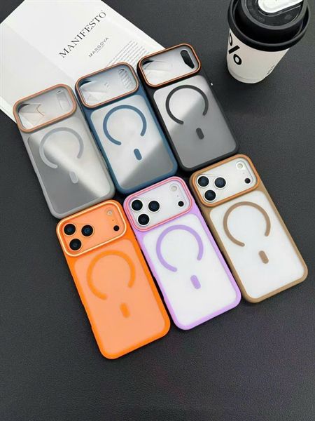 Ốp Lưng Likgus Viền Màu Magsafe Nhám Mờ