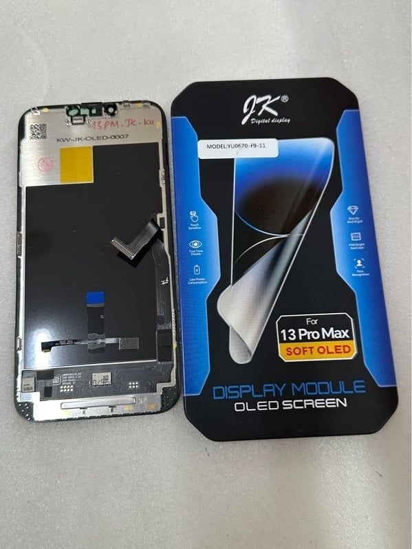 Màn Hình Iphone 13 Pro Max - JK / Oled Phôi Dẻo / 120Hz ( sàn được ic )