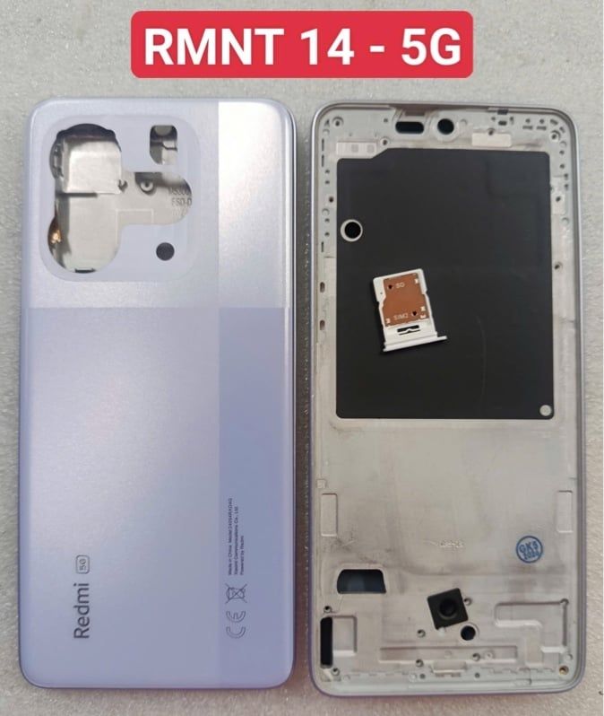 Vỏ Bộ Xiaomi Redmi Note 14 - 5G - Tím + KC + Sim