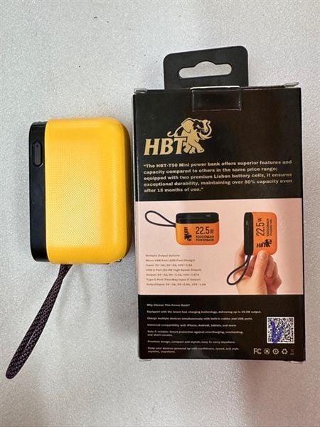 Pin Dự Phòng HBT HB - T50 / 10000mAh - Sạc Nhanh 22.5W