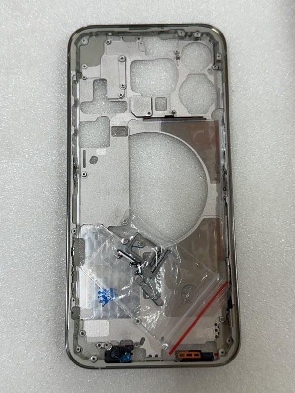 Vỏ Bộ Iphone 15 Pro Max 4G Zin ( Full PK ) - Trắng ( có ks)