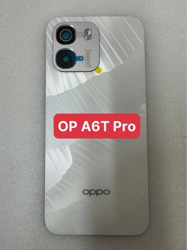Lưng Oppo A6T Pro Zin - Trắng + KC
