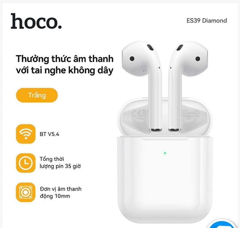 Tai Nghe Bluetooth Hoco ES39 Diamond - Pin 7H