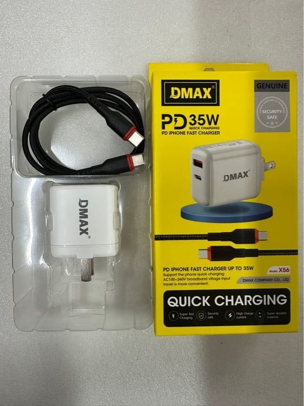 Sạc Bộ C2C : Dmax X56 35W - C to C (sl5-1/10-2/20-5)
