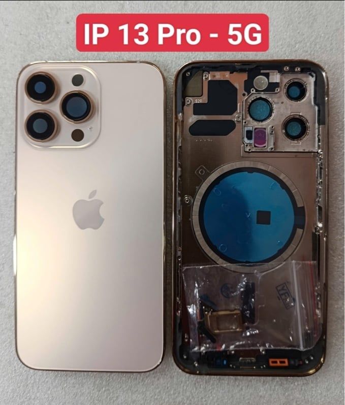Vỏ Bộ Iphone 13 Pro 5G - Zin Vàng (Full PK)