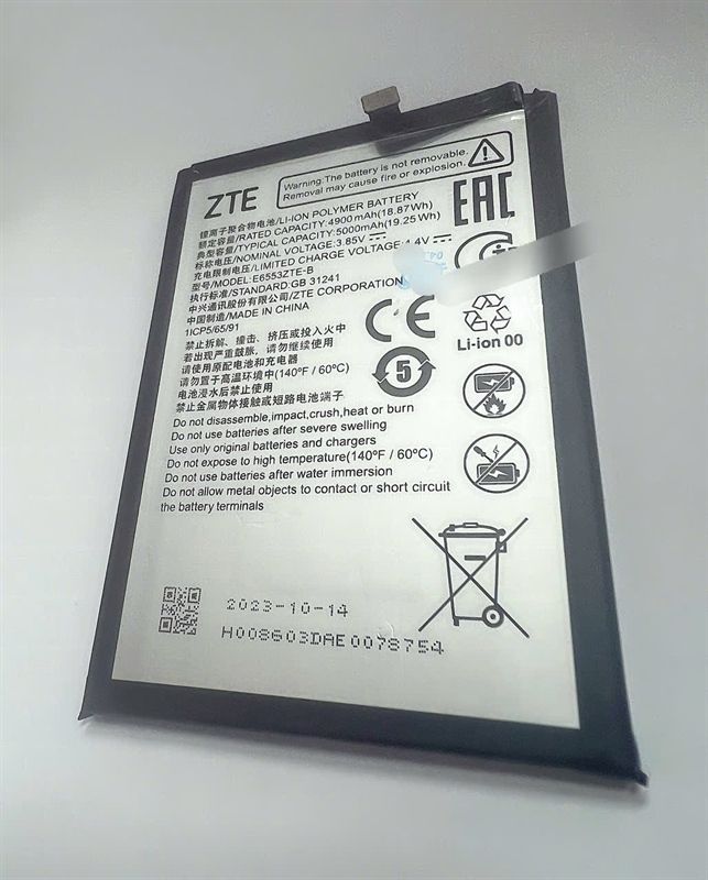 Pin ZTE BLADE V50 / V50S/ V50 Pro / E6553ZTE-B / 5000mah