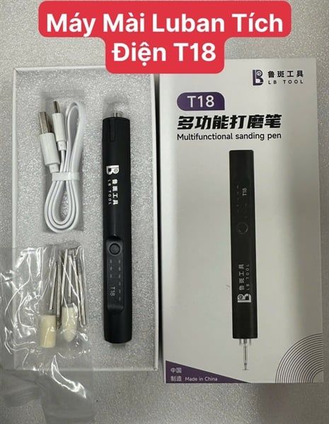 Máy Mài/ Cắt/ Quấn Keo Cầm Tay - Luban T18 (Tích Điện)