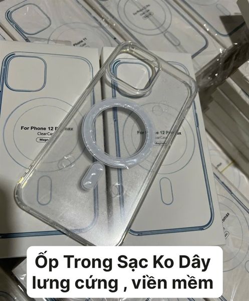 Ốp Trong Sạc Không Dây (Magsafe)- Lưng Cứng, Viền Mềm (sl20-1/50-2)