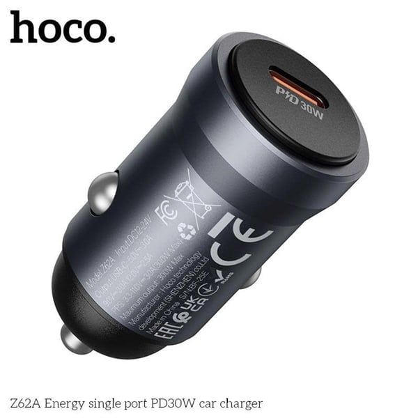 Cóc Sạc Xe Ô tô - Hoco Z62A - 30W