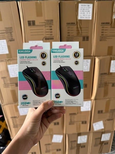 Chuột Có Dây Có Đèn Led Kakusiga KSC - 872