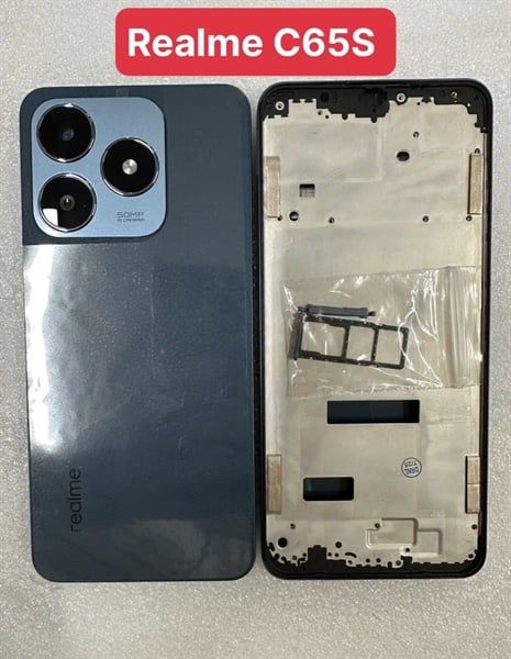 Vỏ Bộ Oppo Realme C65S Xanh Đen + Sim