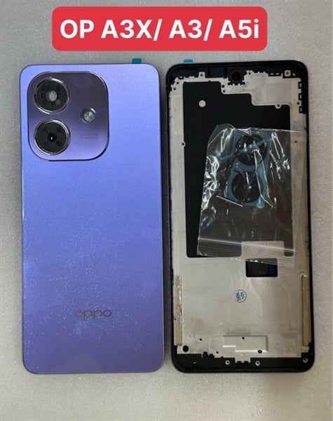 Vỏ Bộ Oppo A3 / A3X 4G / A5i Zin - Tím