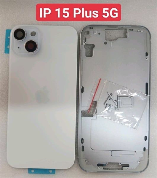 Vỏ Bộ Iphone 15 Plus 5G - Zin Trắng ( Full PK )