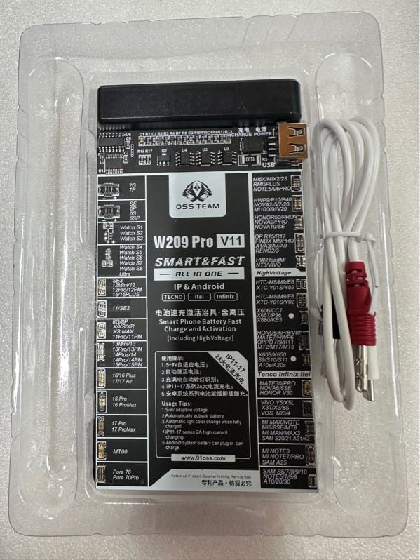 Vỹ Kích Pin W209 Pro V11 (IP 11 - 17 PM / Samsung / Oppo / Xiaomi / Vivo )