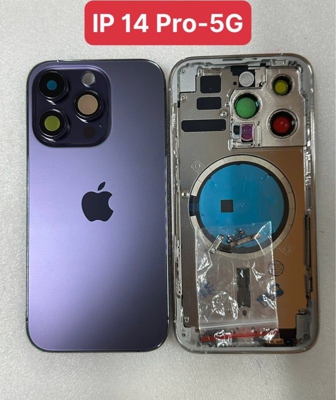 Vỏ Bộ Iphone 14 Pro - 5G - Tím (bản esim)