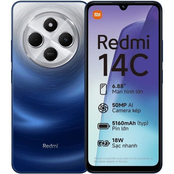 Điện Thoại Redmi 14C 4/128g 99%
