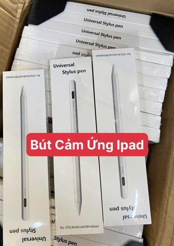 Bút Cảm Ứng Đa Năng Cho iOS/ Androi/ Windows - Viết Mượt - cổng sạc type C - Pin trâu sạc nhanh