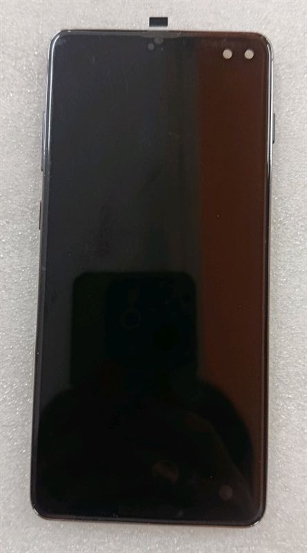 Màn Hình Samsung S10 Plus / G975 Qx Khung - Đen