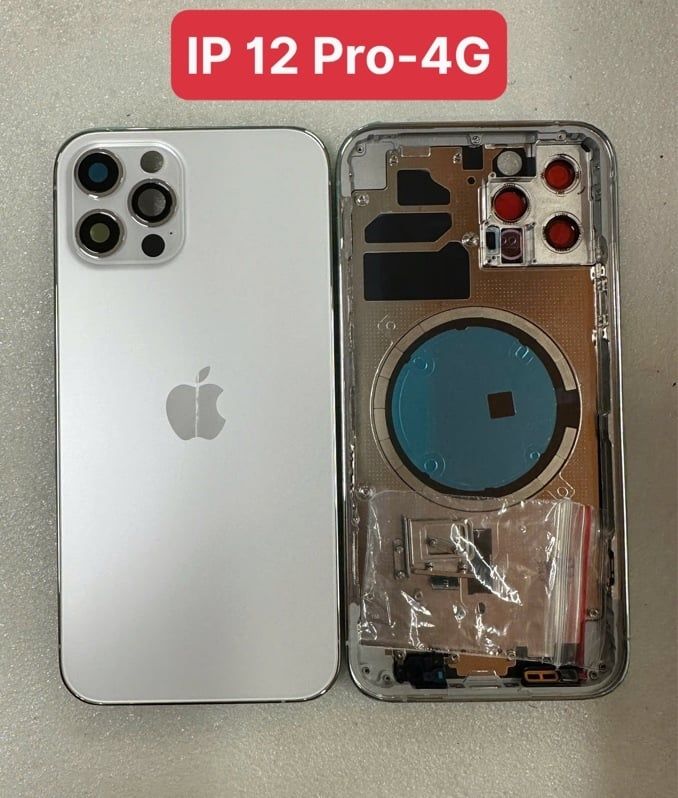Vỏ Bộ Iphone 12 Pro - 4G Zin - Trắng (Full PK)