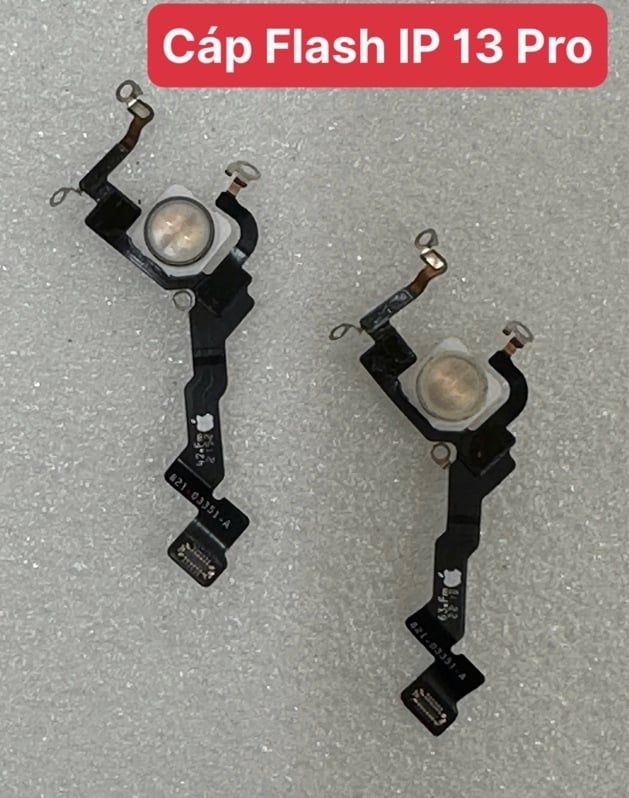 Cụm Dây Nút Nguồn + Âm Lượng + Đèn Flash + Mic ( cáp on/off - flex)- Iphone 13 Pro - Zin Bóc Máy