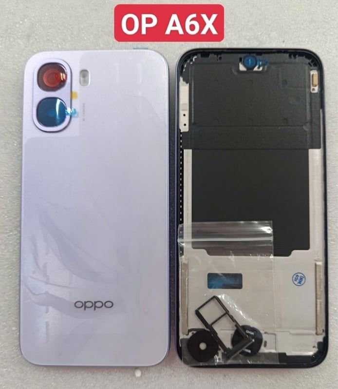 Vỏ Bộ Oppo A6X / A6T Zin - Tím Nhạt