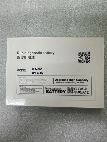 Pin Iphone - Chạy Chuẩn Đoán - 14 Pro - 3490mAh