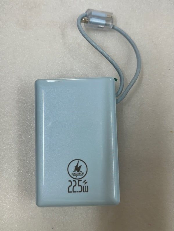 Pin Dự Phòng 20000mAh - Maxitech (MXT) MA - P03 - Sạc Nhanh 22.5W - Trắng/ Xanh