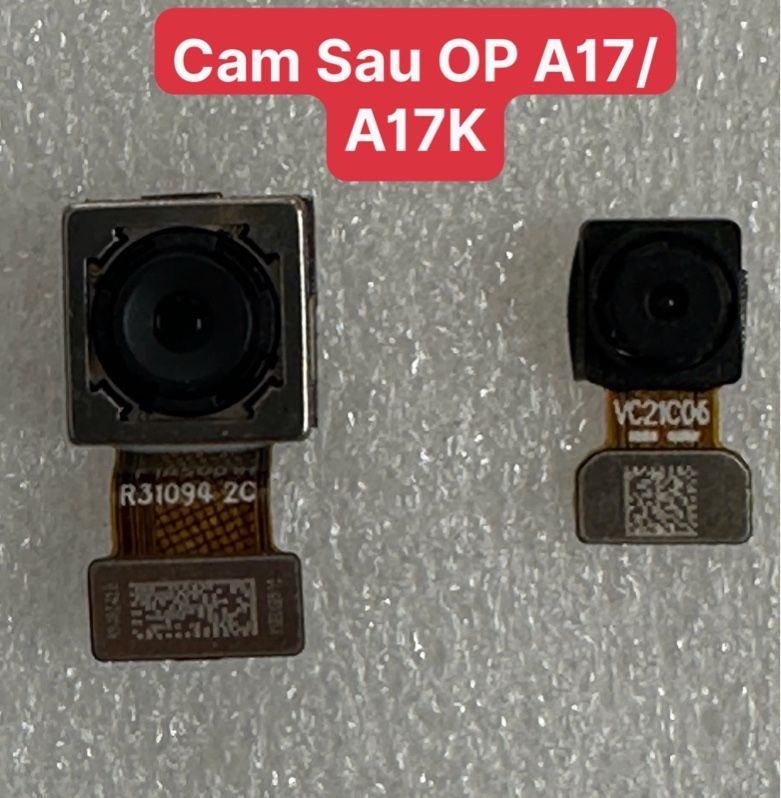 Camera Sau Oppo A17 / A17K Zin Bóc Máy (Bộ 2 Cái)