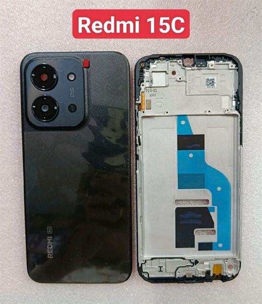 Vỏ Bộ Xiaomi Redmi 15C - Đen ( ko KS )