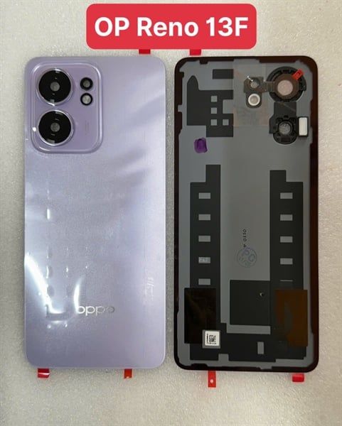 Lưng Oppo Reno 13F Zin - Tím + KC