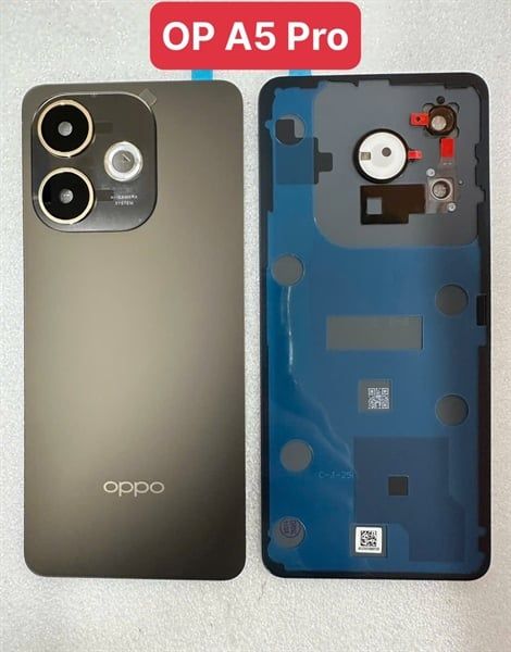 Lưng Oppo A5 Pro Zin - Nâu + KC