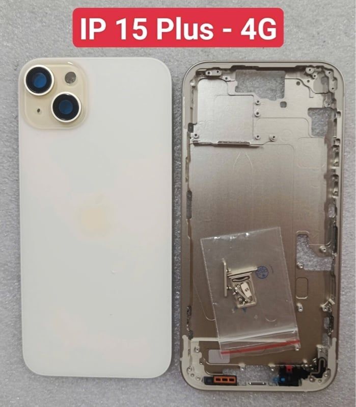 Vỏ Bộ Iphone 15 Plus 4G - Zin Vàng ( Full PK, có KS )