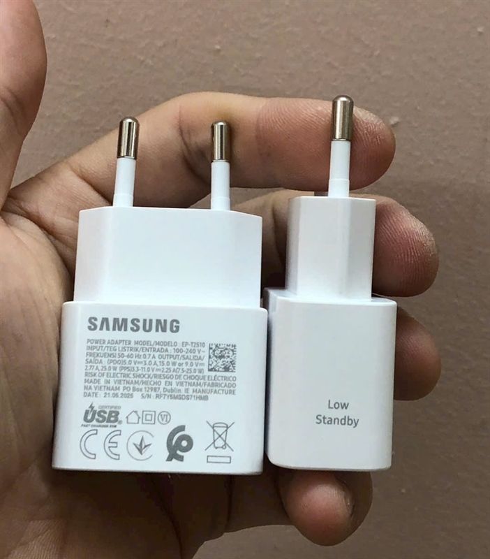 Cóc Sạc Samsung 25W mini Zin Bóc (trần)