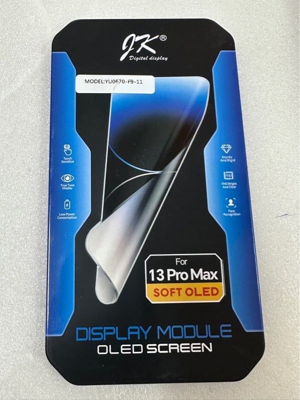 Màn Hình Iphone 13 Pro Max - JK / Oled Phôi Dẻo / 120Hz ( sàn được ic )