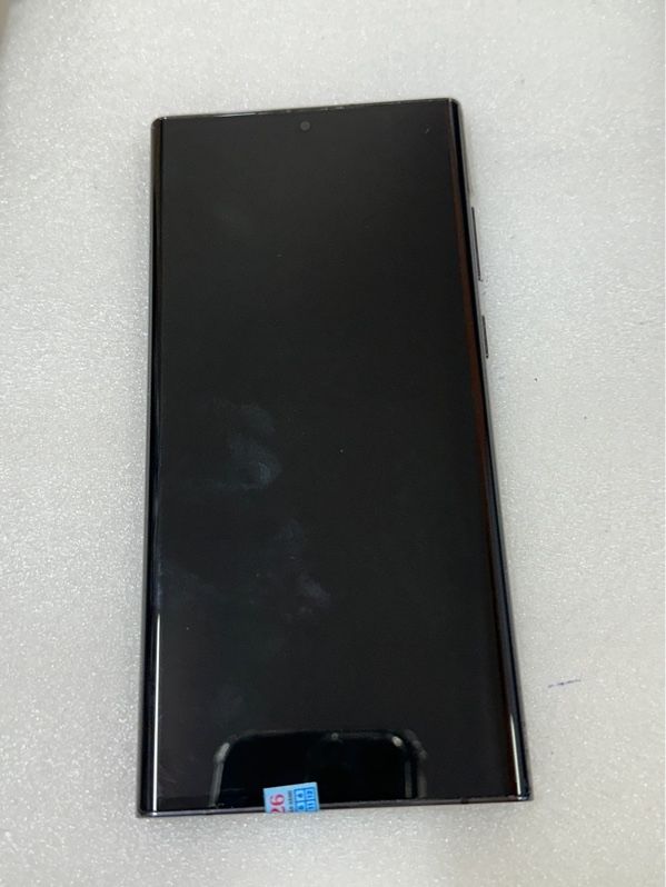 Màn Hình Samsung S22 Ultra / S908 - Zin Bóc Máy - Khung Đen (Amoled) (mèo nhẹ)