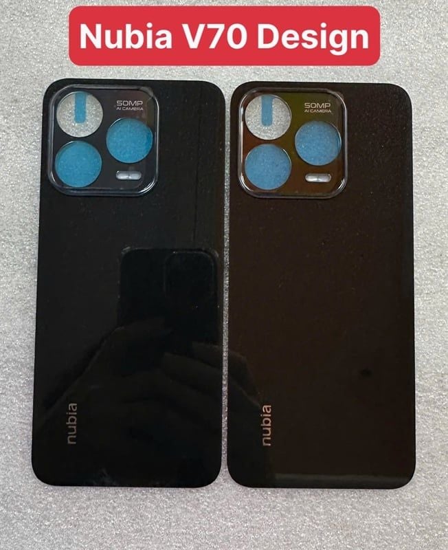 Lưng ZTE Nubia V70 Design - Đen (ko KC)