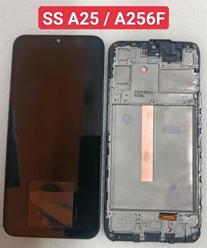 Màn Hình Samsung A25 - Zin Ép Kính + Khung Đen / A256F
