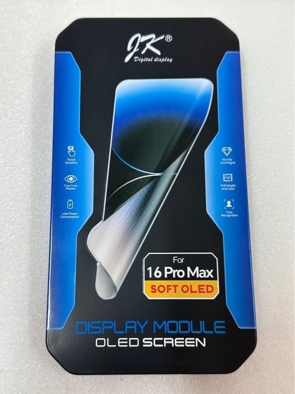 Màn Hình Iphone 16 Pro Max - JK / Oled Phôi Dẻo / 120Hz